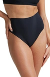 Commando Zone Smoothing High Waist Thong In Black