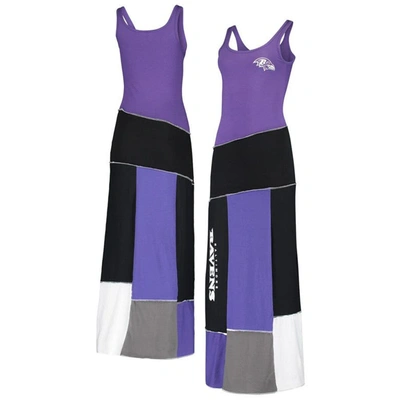 Refried Apparel Purple Baltimore Ravens Tri-blend Sleeveless Maxi Dress