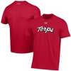 UNDER ARMOUR UNDER ARMOUR RED MARYLAND TERRAPINS THROWBACK SPECIAL GAME PERFORMANCE T-SHIRT