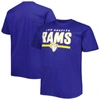 Fanatics Men's  Royal Los Angeles Rams Big And Tall Speed And Agility T-shirt In Royal