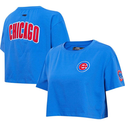Pro Standard Royal Chicago Cubs Classic Team Boxy Cropped T-shirt