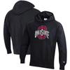 CHAMPION CHAMPION BLACK OHIO STATE BUCKEYES VAULT LOGO REVERSE WEAVE PULLOVER HOODIE