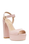 Stuart Weitzman Ryder 95 Platform Sandal In Ballet