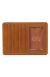 Hobo Euro Slide Credit Card Case Holder In Truffle