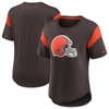 NIKE NIKE BROWN CLEVELAND BROWNS PRIMARY LOGO FASHION TOP
