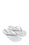 Ipanema Ana Sparkle Flip Flop In White