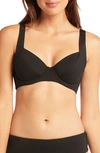 Sea Level Essentials C- & D-cup Underwire Bikini Top In Black