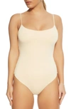 Naked Wardrobe Tank Bodysuit In Oatmeal
