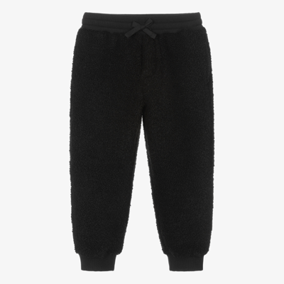 Dolce & Gabbana Kids' Black Fleece Dg Logo Joggers