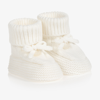 MAYORAL NEWBORN IVORY KNITTED BOOTIES
