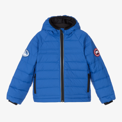 Canada Goose Blue Down Filled Puffer Jacket