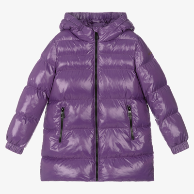 Geox Babies' Girls Purple Puffer Coat