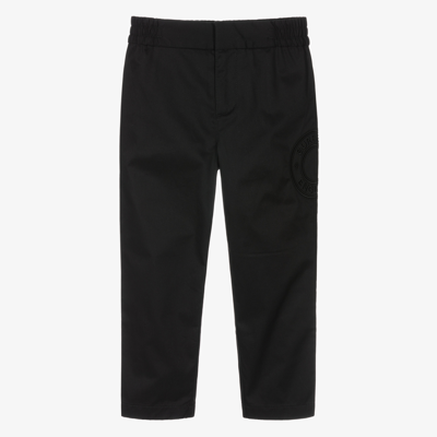 Burberry Kids' Boys Black Chino Trousers