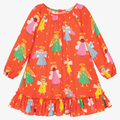 Stella Mccartney Babies'  Kids Girls Red Tencel Dress