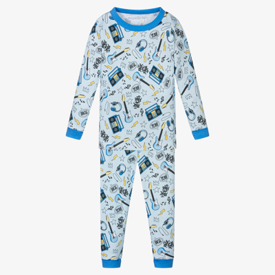 Magnolia Baby Babies' Boys Blue Rock & Roll Pyjamas