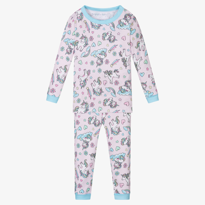 Magnolia Baby Babies' Girls Pink Pima Cotton Pyjamas