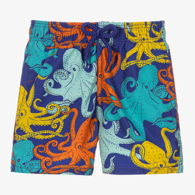 Vilebrequin Kids' Boys Blue Octopus Swim Shorts