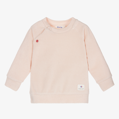 Absorba Baby Girls Pink Terry Sweatshirt