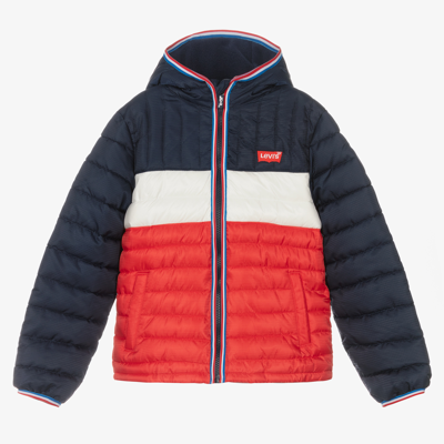 Levi's Teen Boys Blue Puffer Jacket