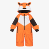 Stella Mccartney Baby Fox Snowsuit In Yellow