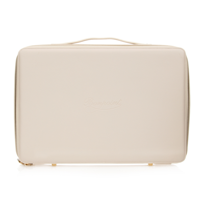 Bonpoint Ivory Faux Leather Suitcase (42cm) In Blue