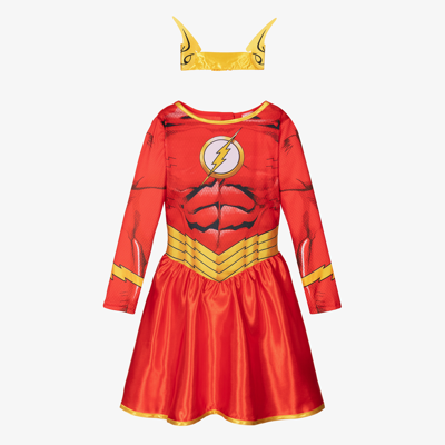 Dress Up By Design Kids'  Girls Red 'the Flash' Costume