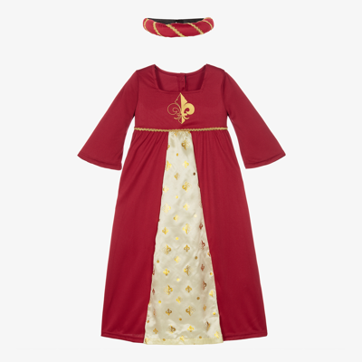 Dress Up By Design Kids' Girls Tudor Princess Costume In Red