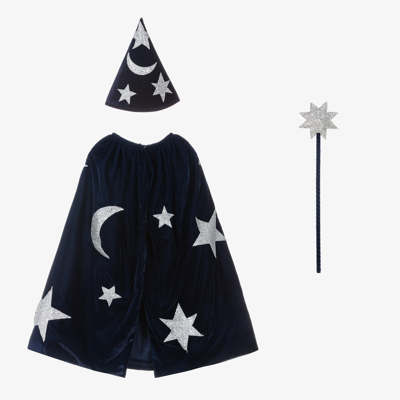 Meri Meri Blue Velvet Wizard Costume