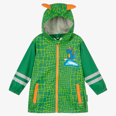 Playshoes Green Dino Raincoat