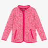 PLAYSHOES GIRLS PINK KNITTED ZIP-UP TOP