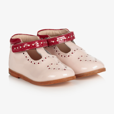 Carrèment Beau Babies' Girls Pink Patent Leather Shoes
