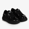 DKNY DKNY GIRLS BLACK SEQUIN TRAINERS