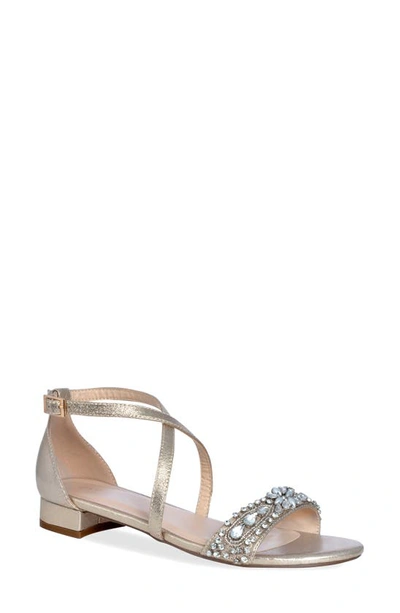 Paradox London Pink Elyse Sandal In Champagne