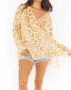 SHOW ME YOUR MUMU Cliffside Sweater in Sandy Cheetah Knit
