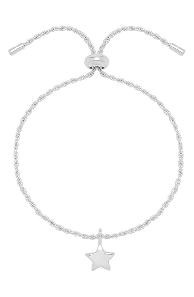 Estella Bartlett Amelia Star Charm Bracelet In Silver