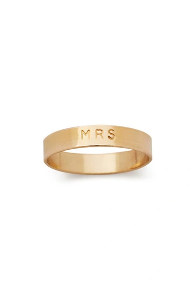 Made By Mary Amara Mrs Ring In Gold