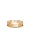 Made By Mary Amara Love Ring In Gold