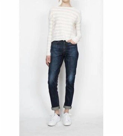 Rag & Bone Dre Siesta Low-rise Slim Boyfriend Jean In Blue