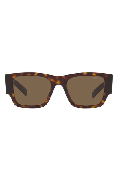 Prada 54mm Square Sunglasses In Tortoise