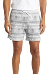 Chubbies The Candy Cane Lanes Knit Shorts In The Tropical Slumber