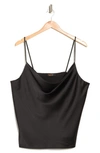 RENEE C RENEE C COWL NECK SATIN CAMISOLE