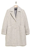 ANDREW MARC REGINE PRESSED BOUCLÉ WOOL BLEND COAT