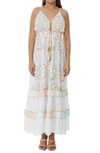 RANEE'S WHITE RUFFLE BUTTERFLY COVER-UP DRESS