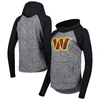 G-iii 4her By Carl Banks Heathered Gray/black Washington Commanders Championship Ring Raglan Pullove In Heather Gray