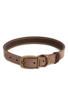BARBOUR LEATHER DOG COLLAR