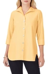 Foxcroft Pandora Non-iron Cotton Shirt In Warm Sun