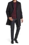 Cardinal Of Canada Men's St-pierre Cashmere Coat In Charcoal