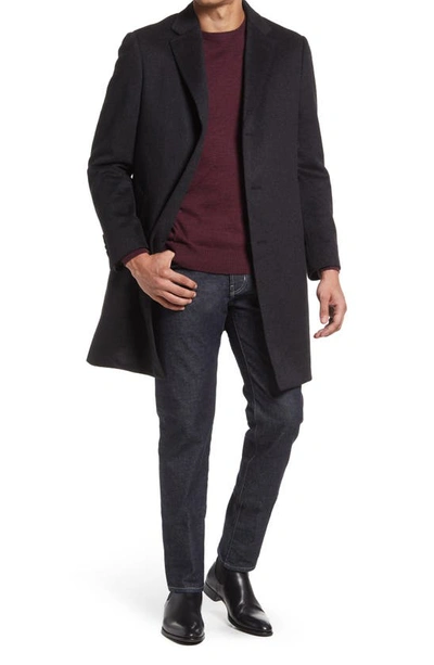 Cardinal Of Canada Men's St-pierre Cashmere Coat In Charcoal