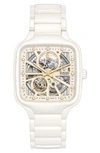 Rado True Square Watch, 38mm In White