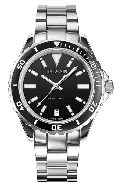 Balmain Ophrys Dive Bracelet Watch, 38.5mm In Silver